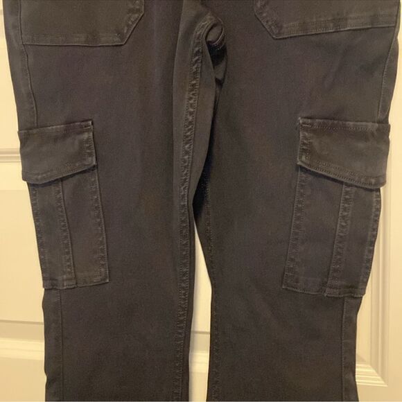 Spanx stretch twill ankle cargo pant and washed black C17 - Picture 6 of 10
